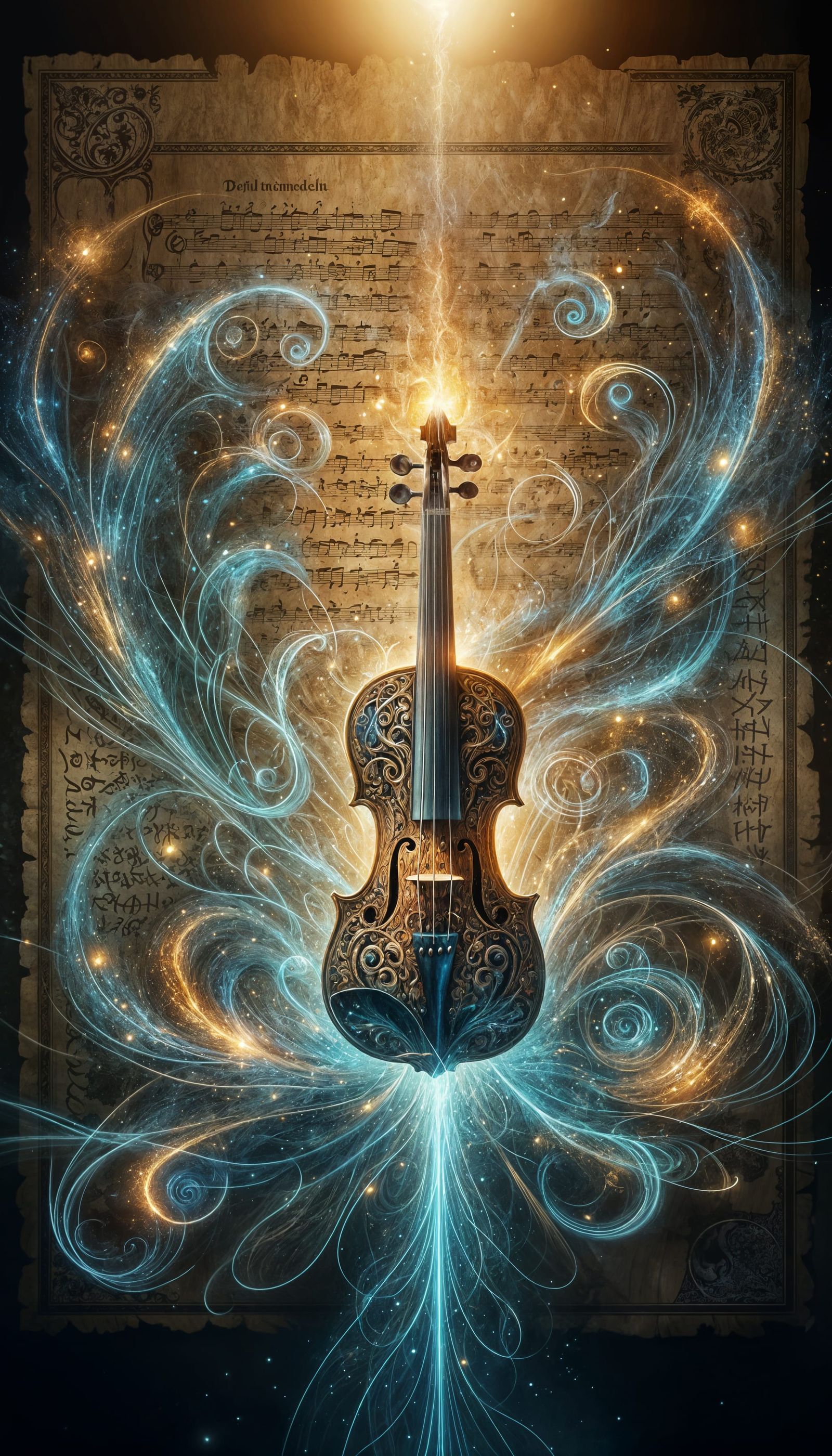 Enchanted Strings in a Mystic Realm