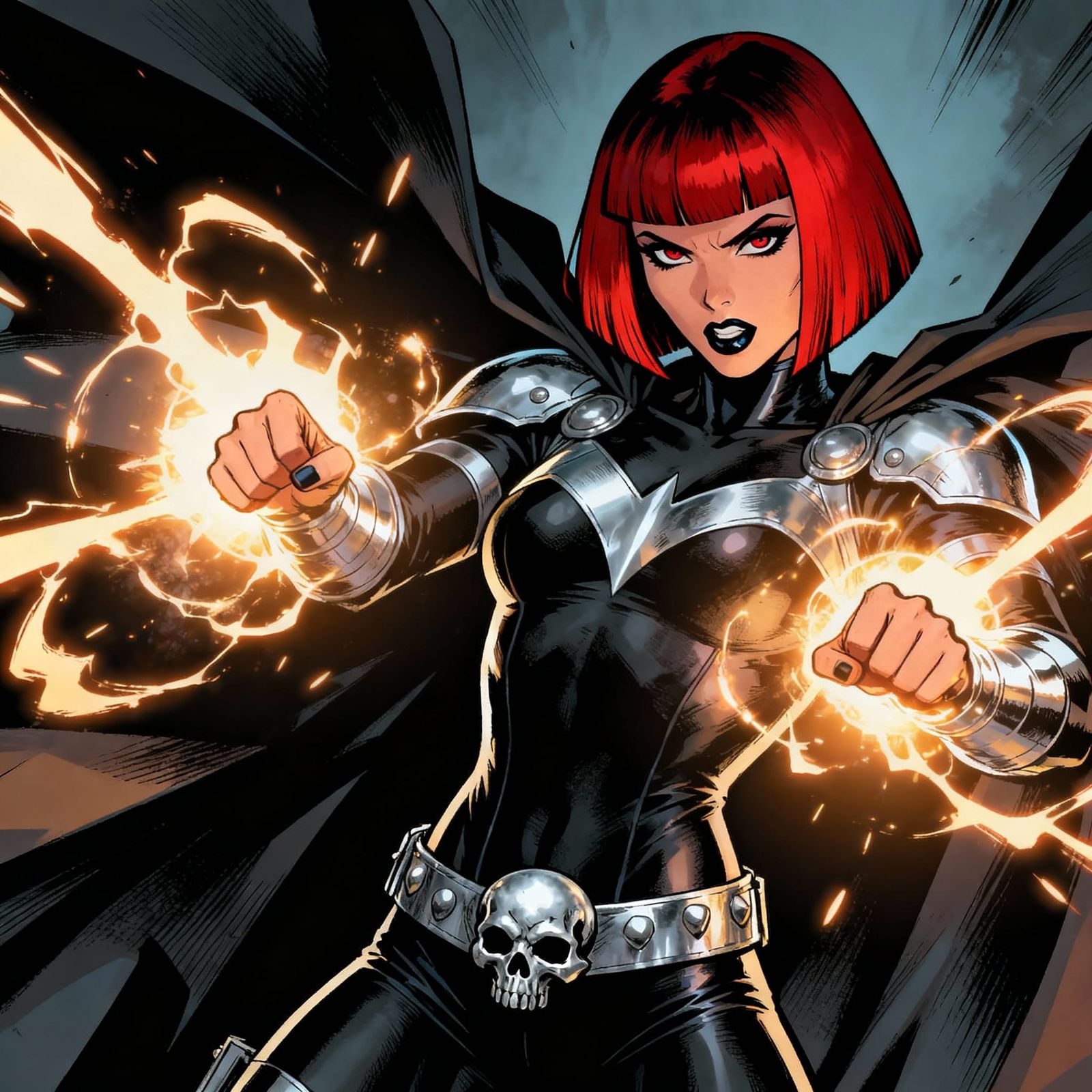 Alt-Girl Superhero Lady Zola Unleashes Psychic Blast