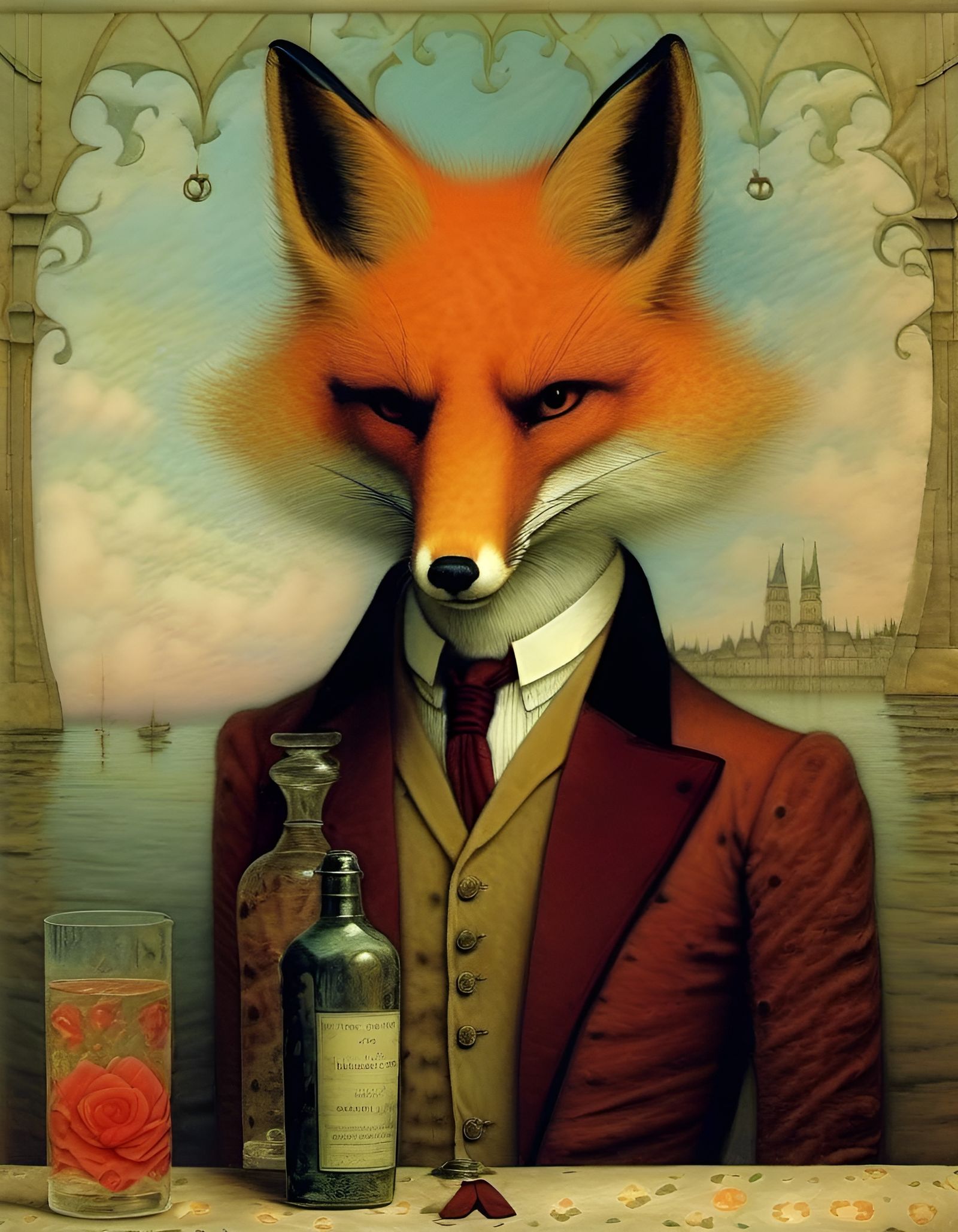Mr. Fox at the bar.