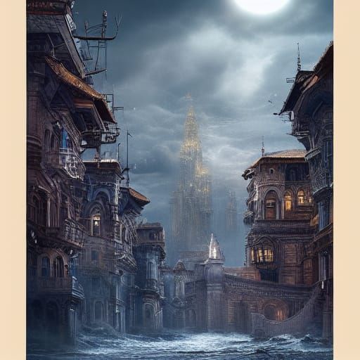 Dramatic Weather Report Digital Matte Painting