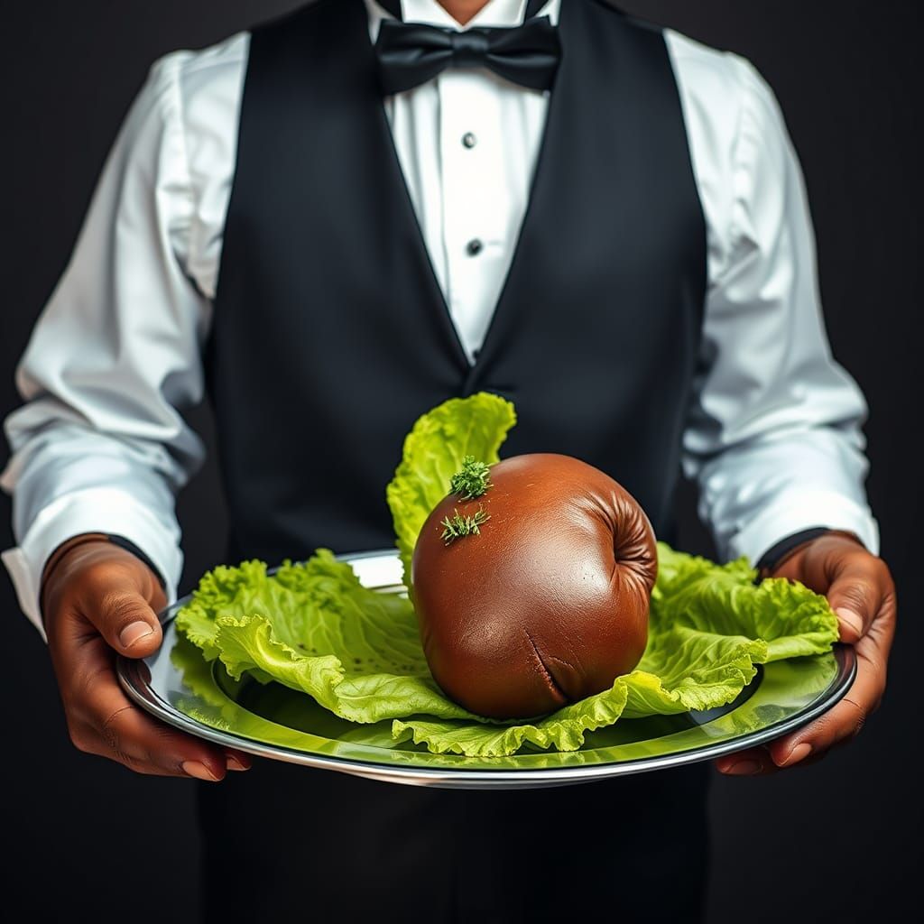 Boxing Glove Appetizer: A Surreal Presentation