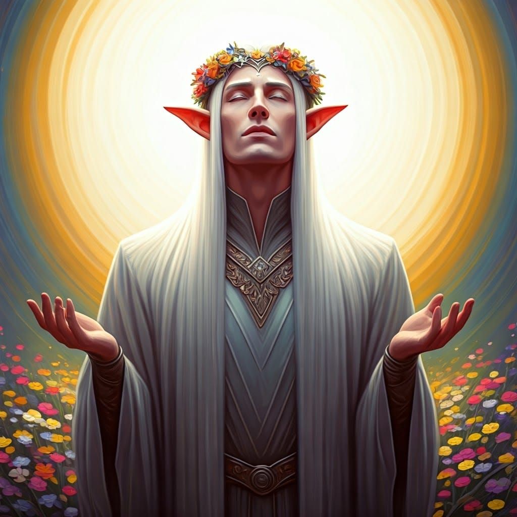 Elf of Spring Summons the Season in Digital Art