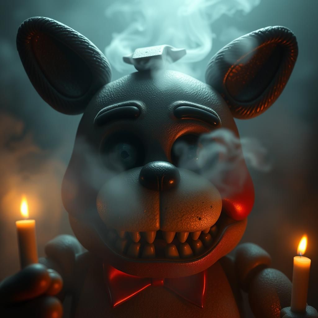 Ethereal Five Nights at Freddy's in Dreamlike Style