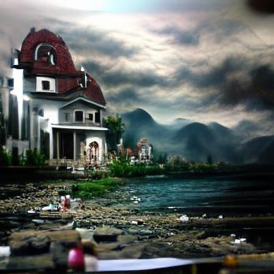 Detailed Matte Painting of Annabelle