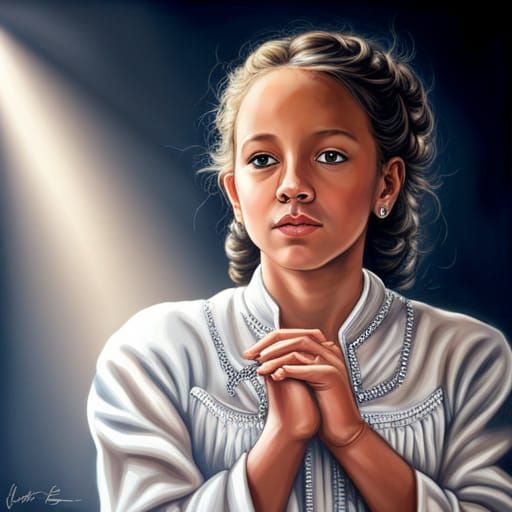 Detailed Painting of Amazing Grace