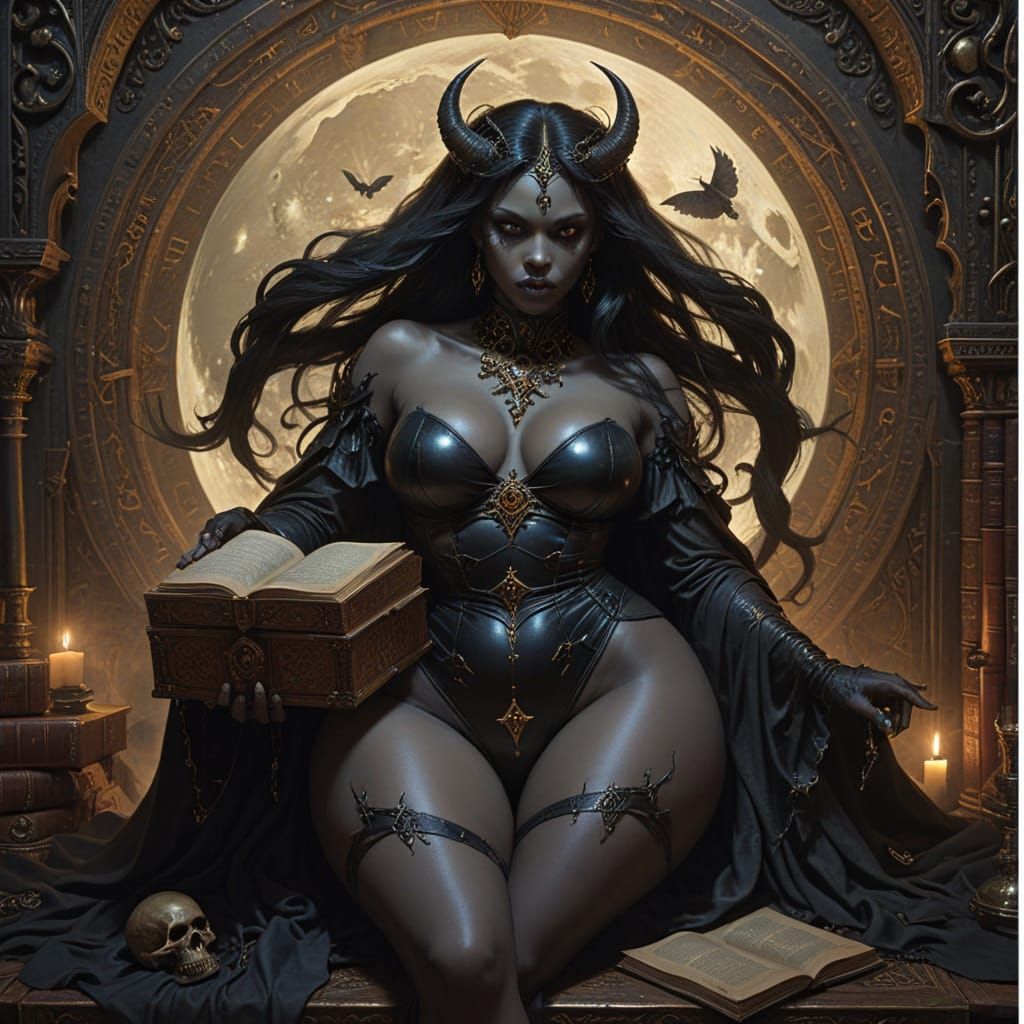Mystical Study of the Supersized Sorceress