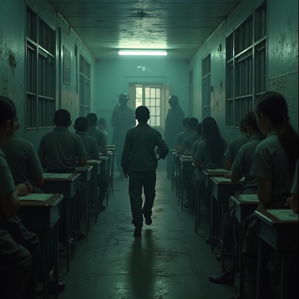 Dystopian Classroom: Students Under Alien Rule