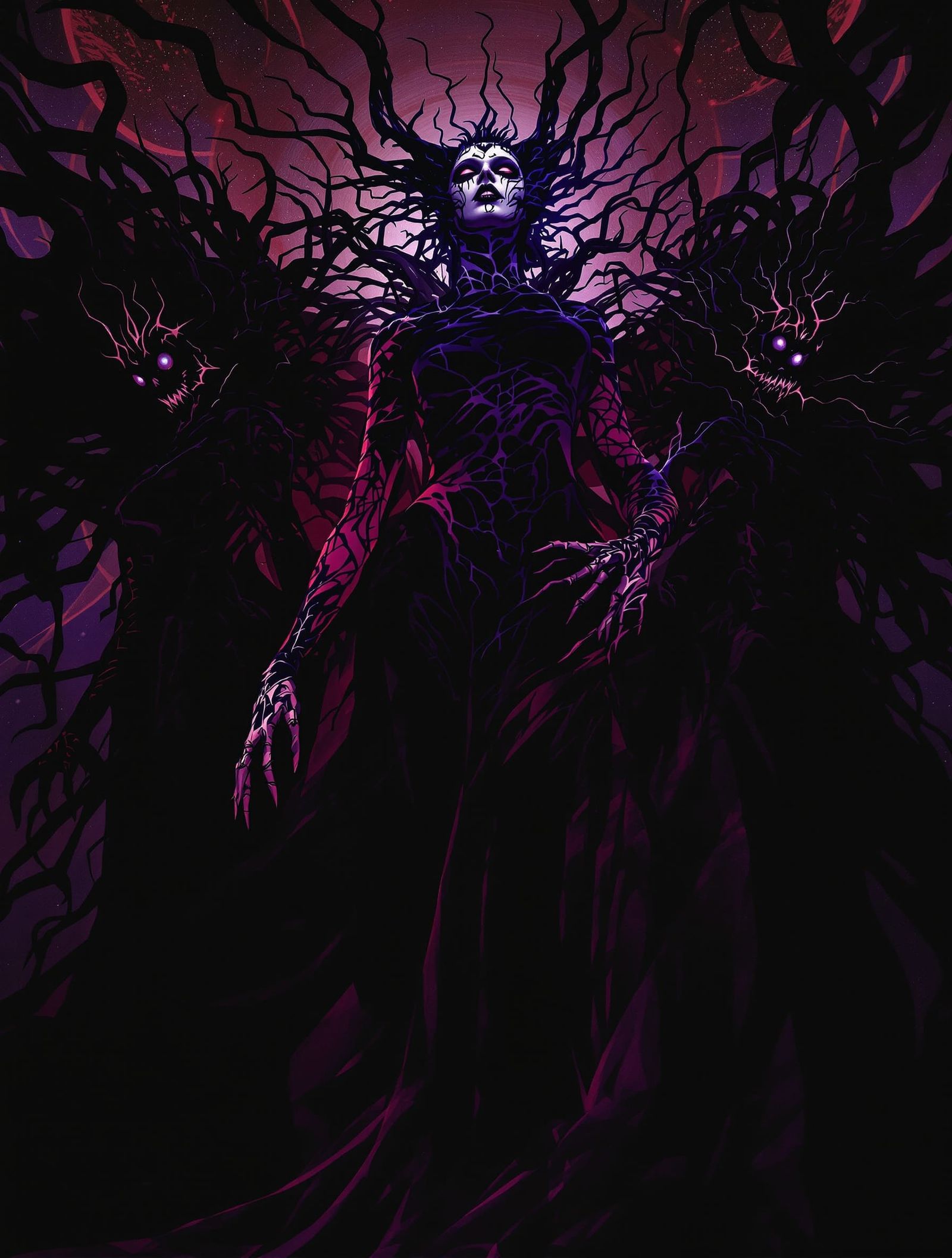 Surreal Horror: Three Goddesses in Chiaroscuro