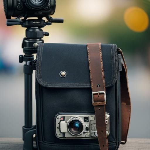 Photojournalist's Messenger Bag with Camera