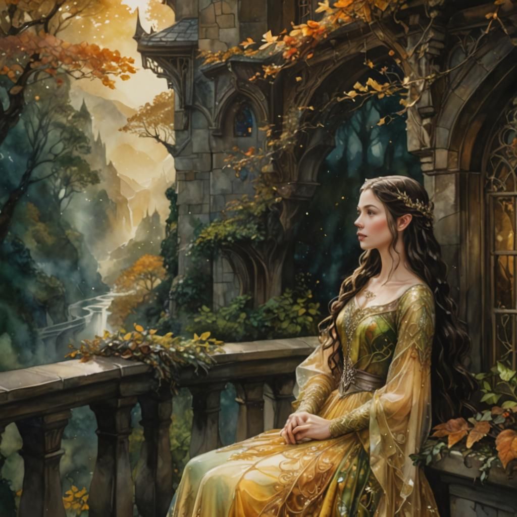 Arwen Undómiel in Rivendell