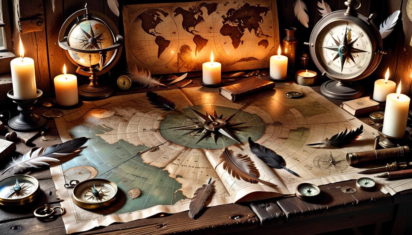 Vintage Cartography and Exploration