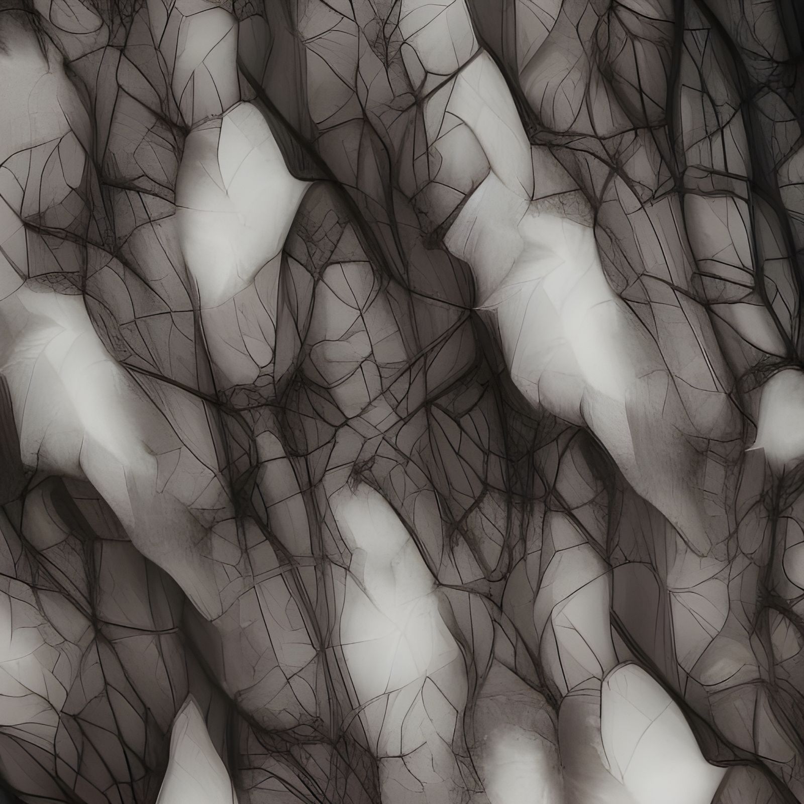 Detailed Bat Pattern for Fabric Print in Dark Fantasy Style