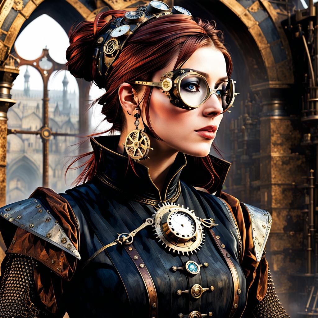 Steampunk Paradox Device in Medieval Setting
