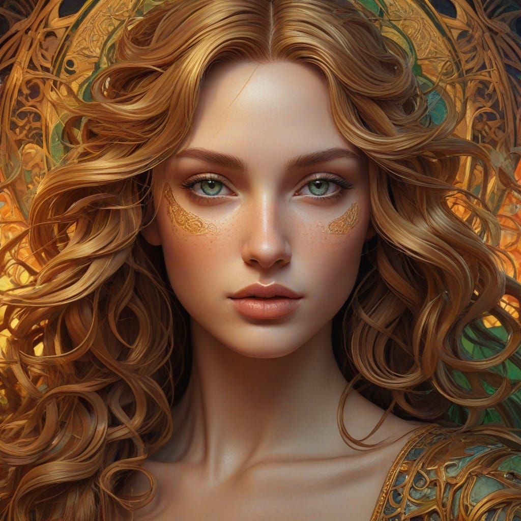 Ethereal Beauty in Hyper-Realistic Digital Art