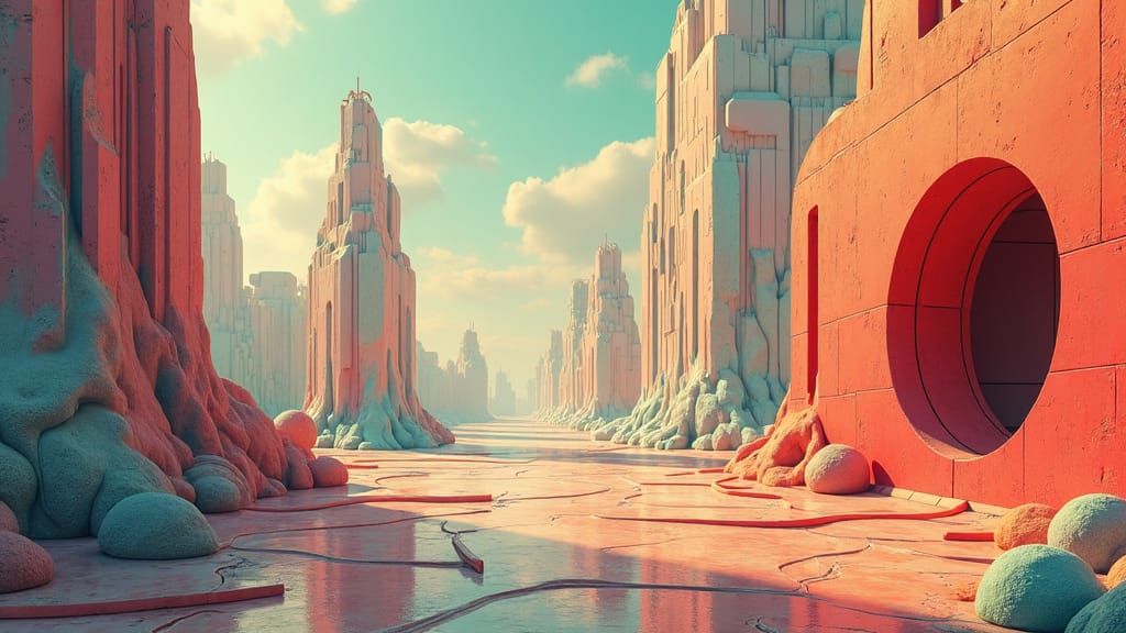 Abstract Glitch Art: Interconnected Knowledge and Technology