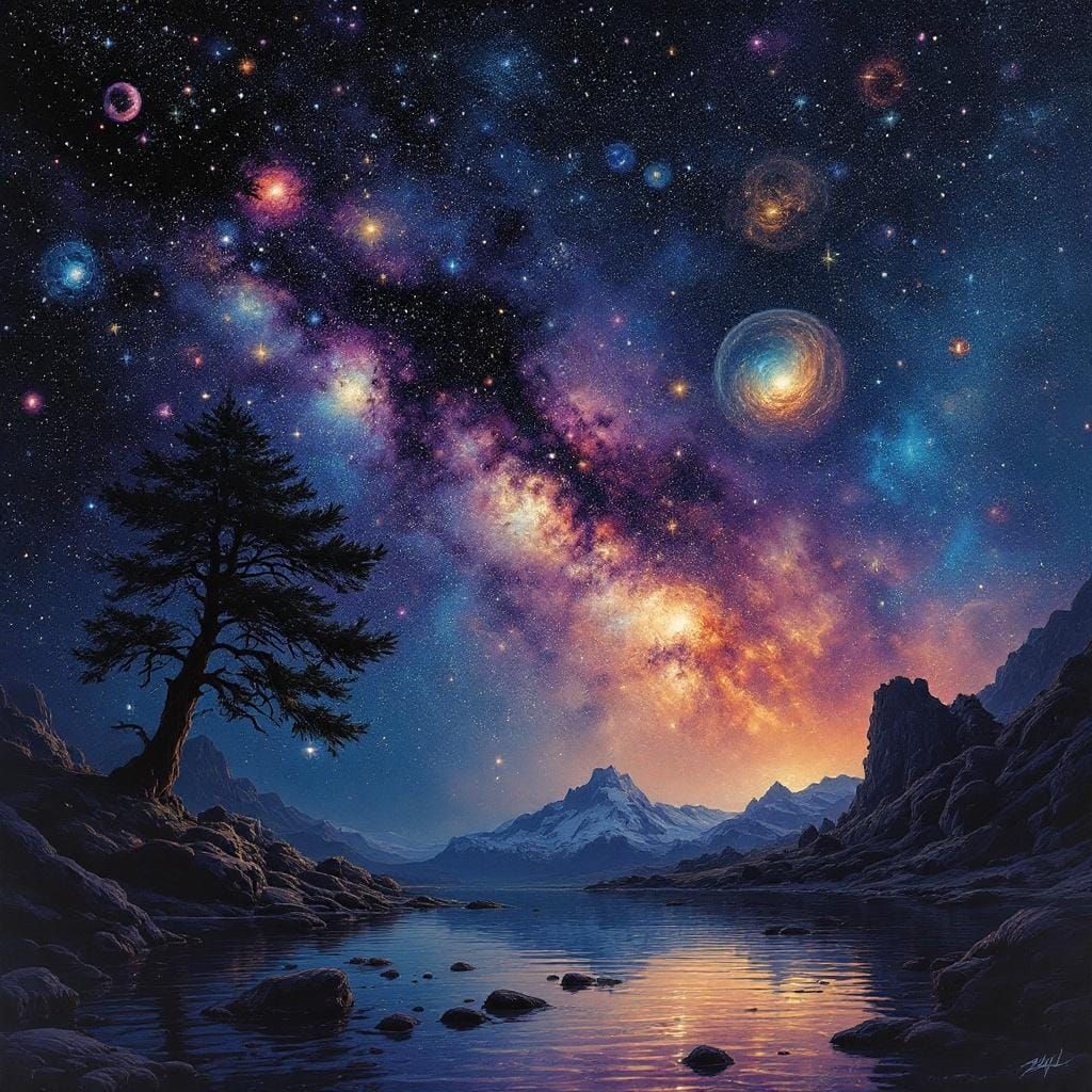 Abstract AI Art: My Universe Visualized