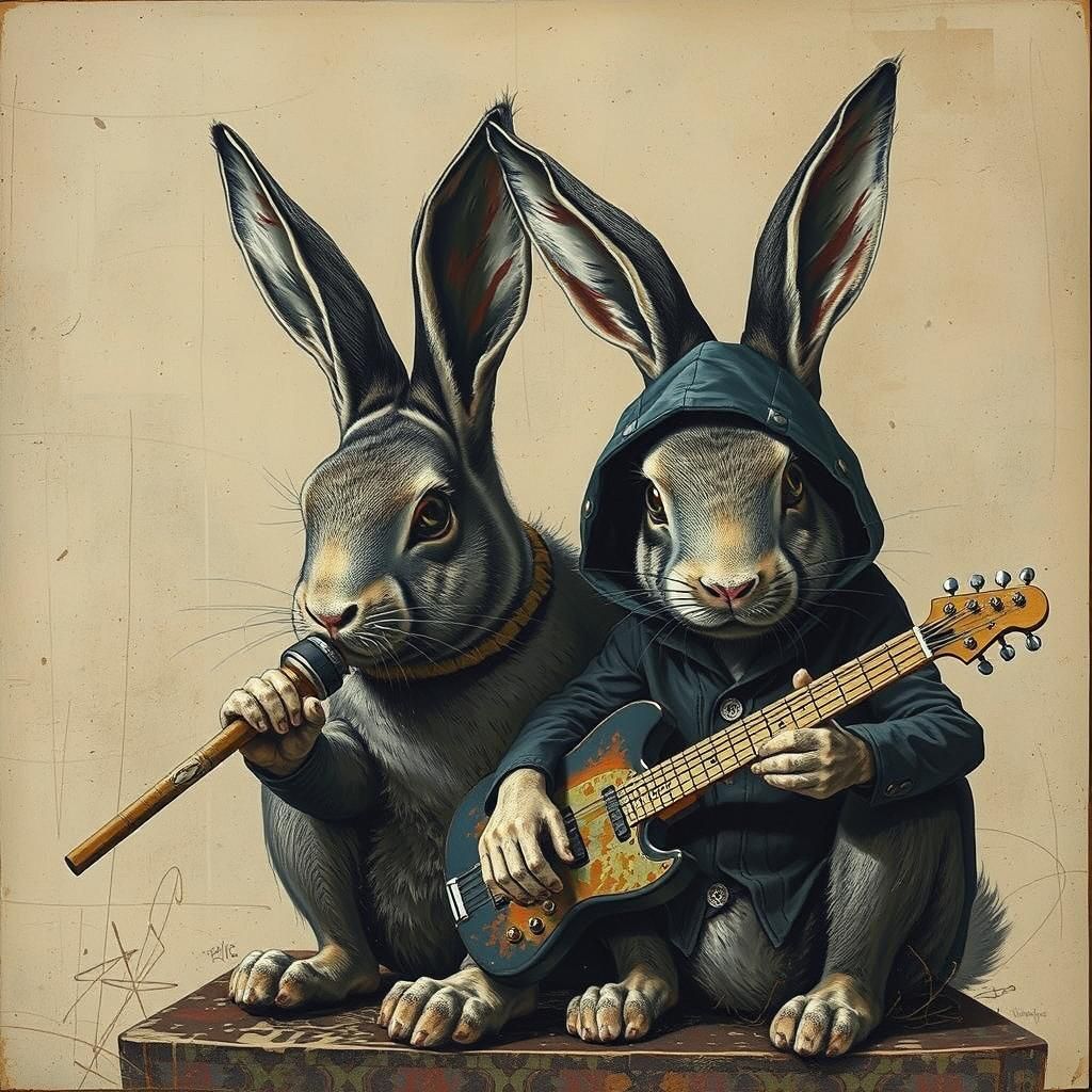 Killer Bunnies in Dreamy Hip-Hop Style