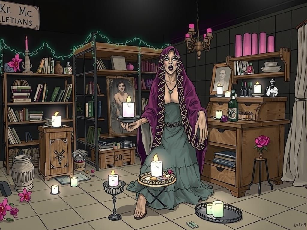 Mysterious Voodoo Priestess in Old New Orleans