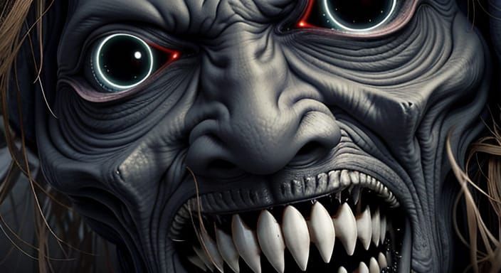 Surreal Horror Photography in Dark Surrealism Style