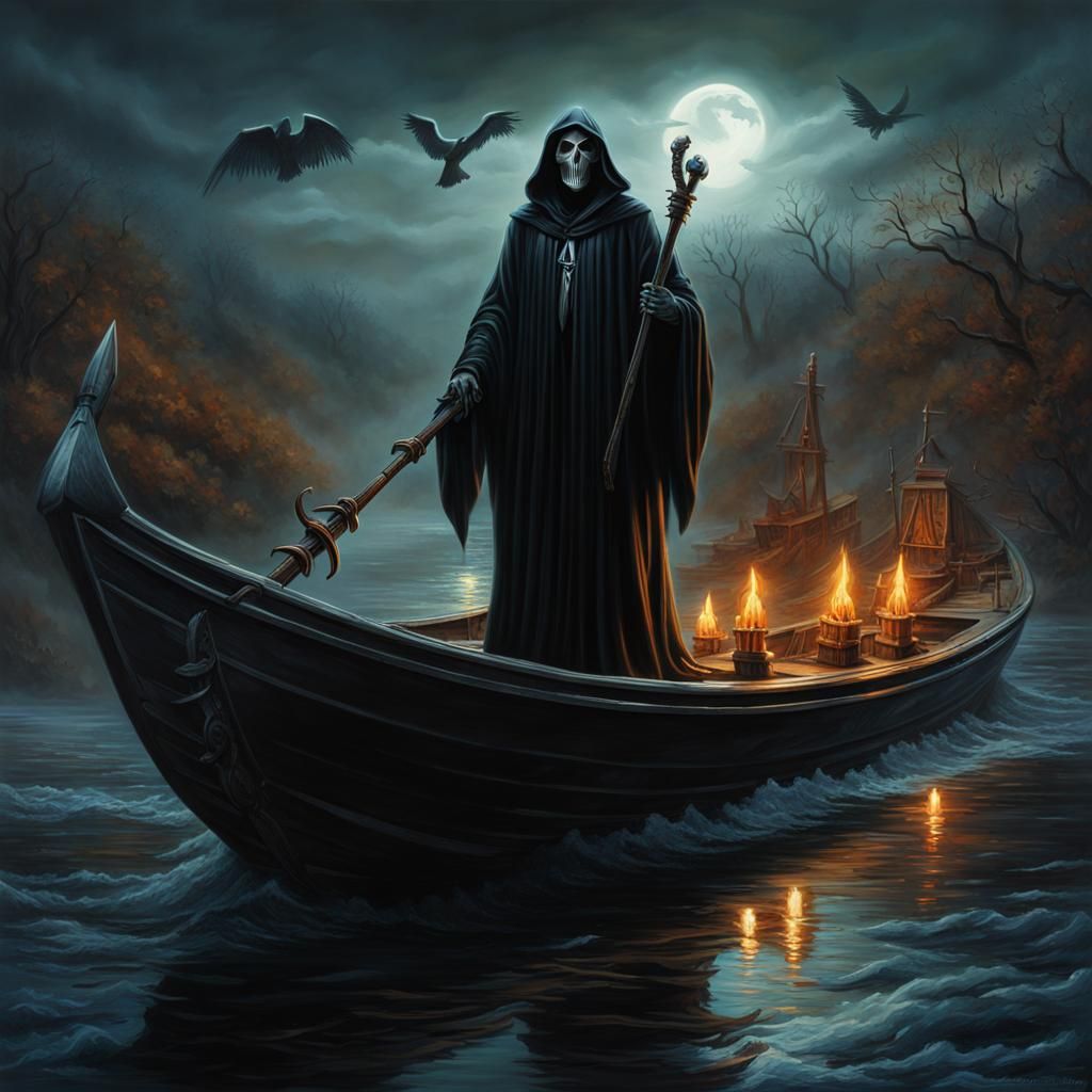 Grim Reaper on Underworld River