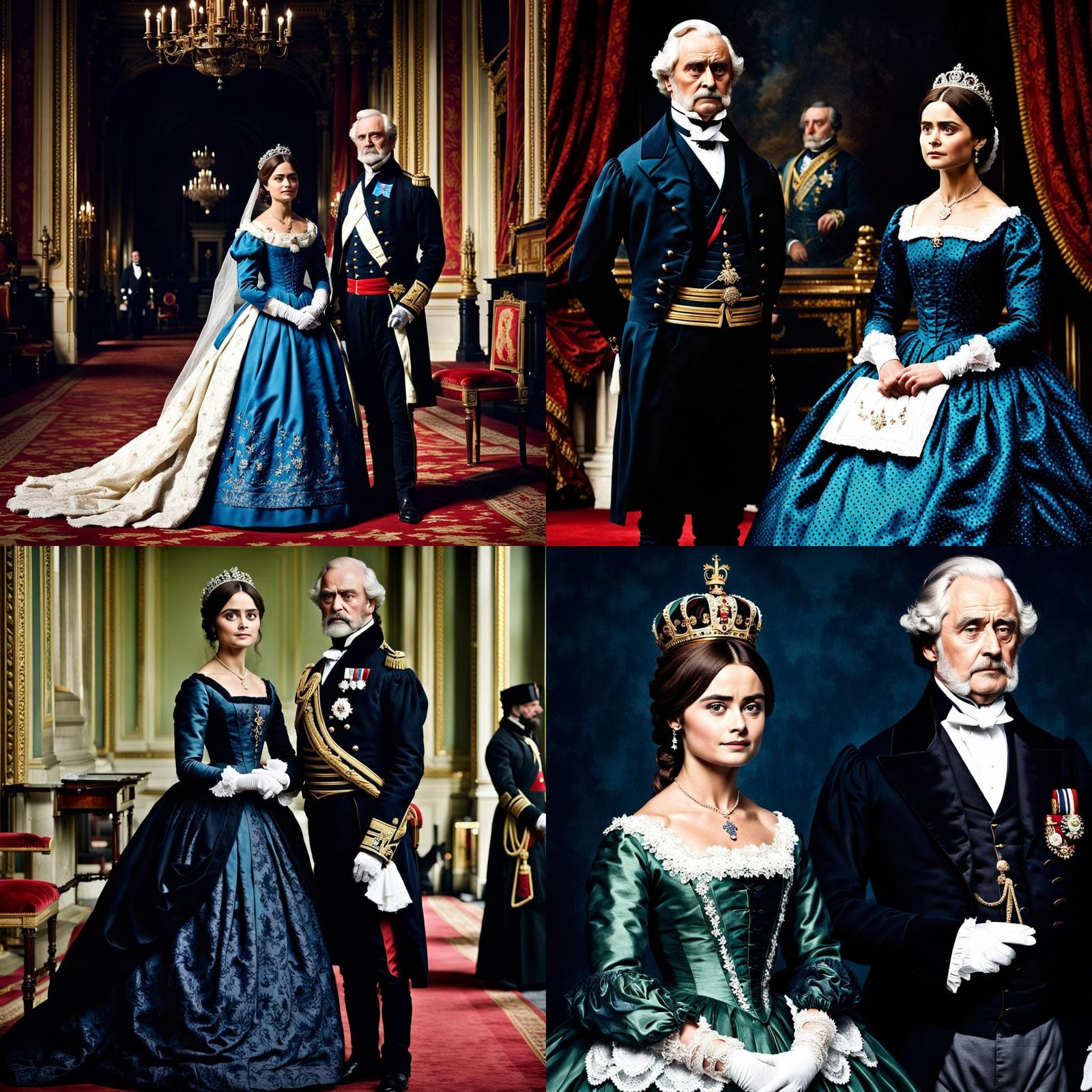 Queen Victoria and Albert Portrait