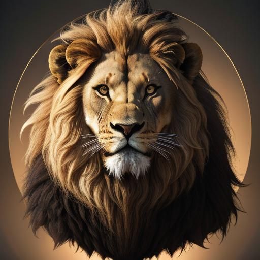 Hyperdetailed Half-Man Half-Lion Masterpiece