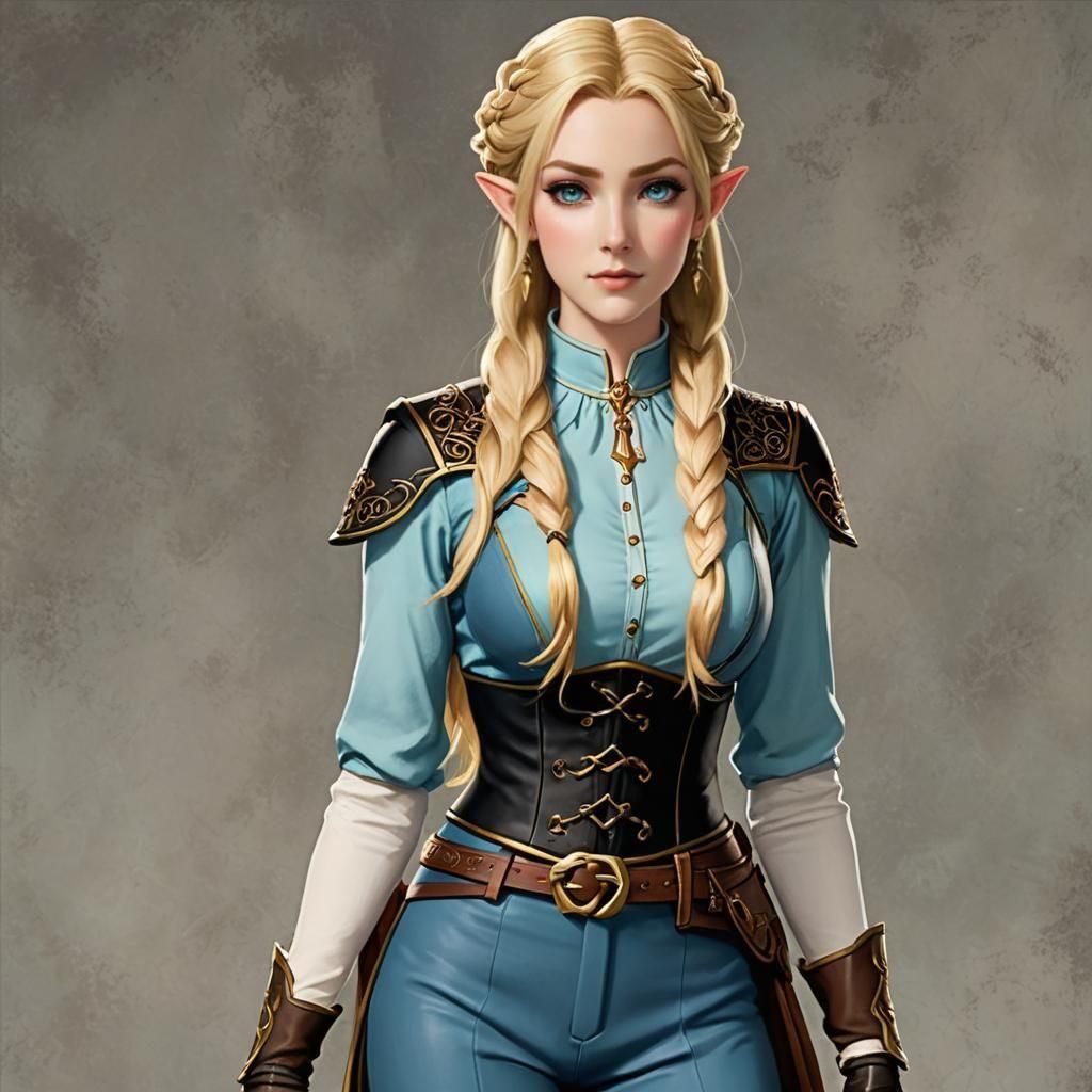 Zelda Concept Art in Unreal Engine 5