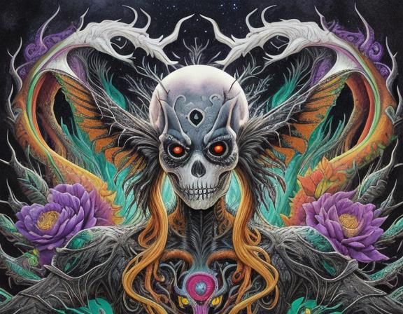 Strange Creature Close-Up: Lovecraftian Horror Concept Art