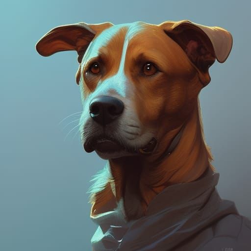 Hyperdetailed Portrait of Jake the Dog