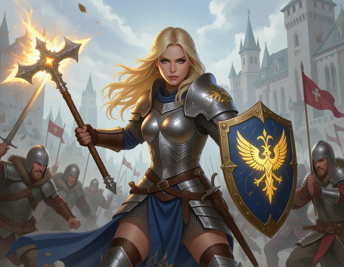 Paladin Battles Troll in Forgotten Realms