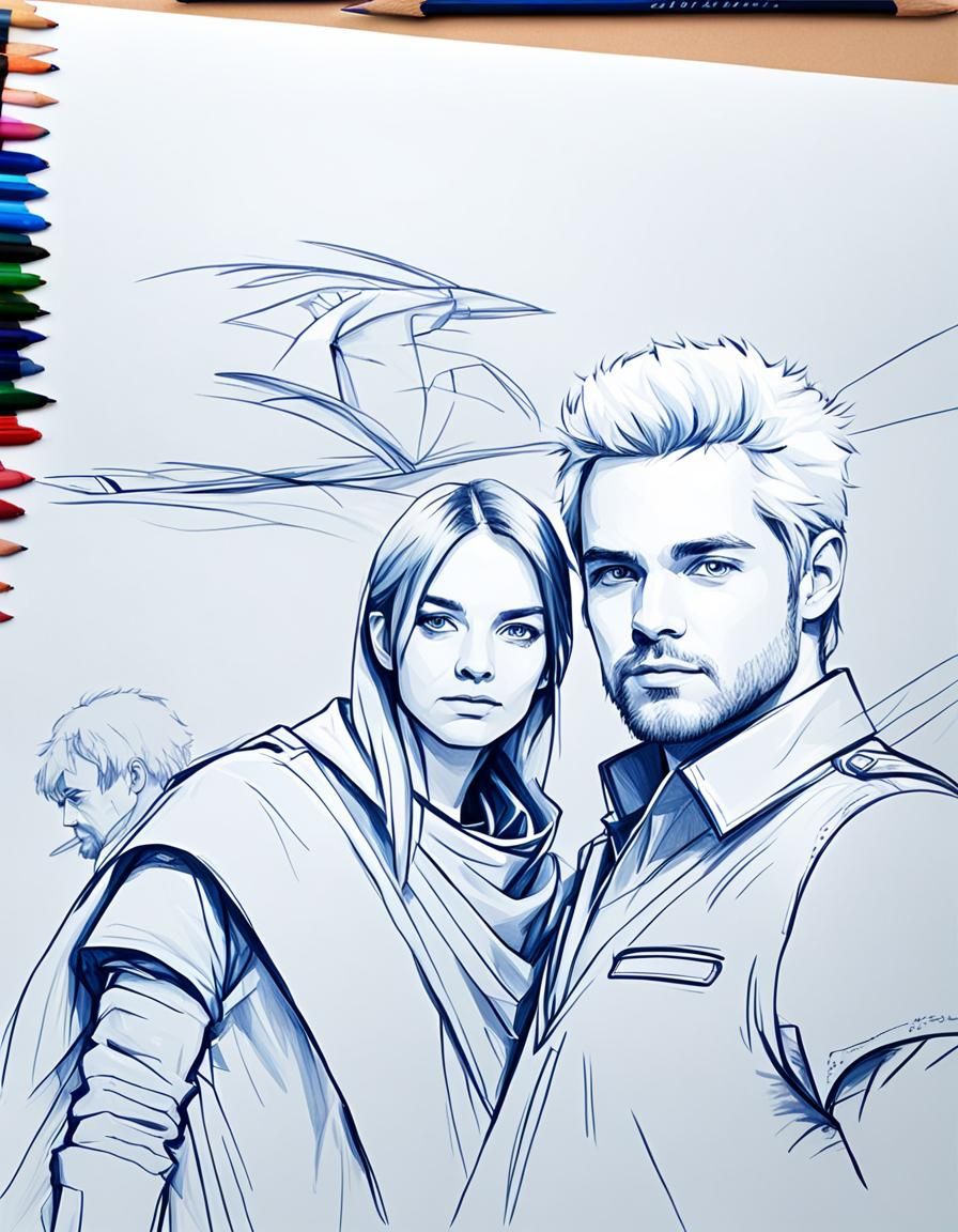 AI Generated Image Sketch