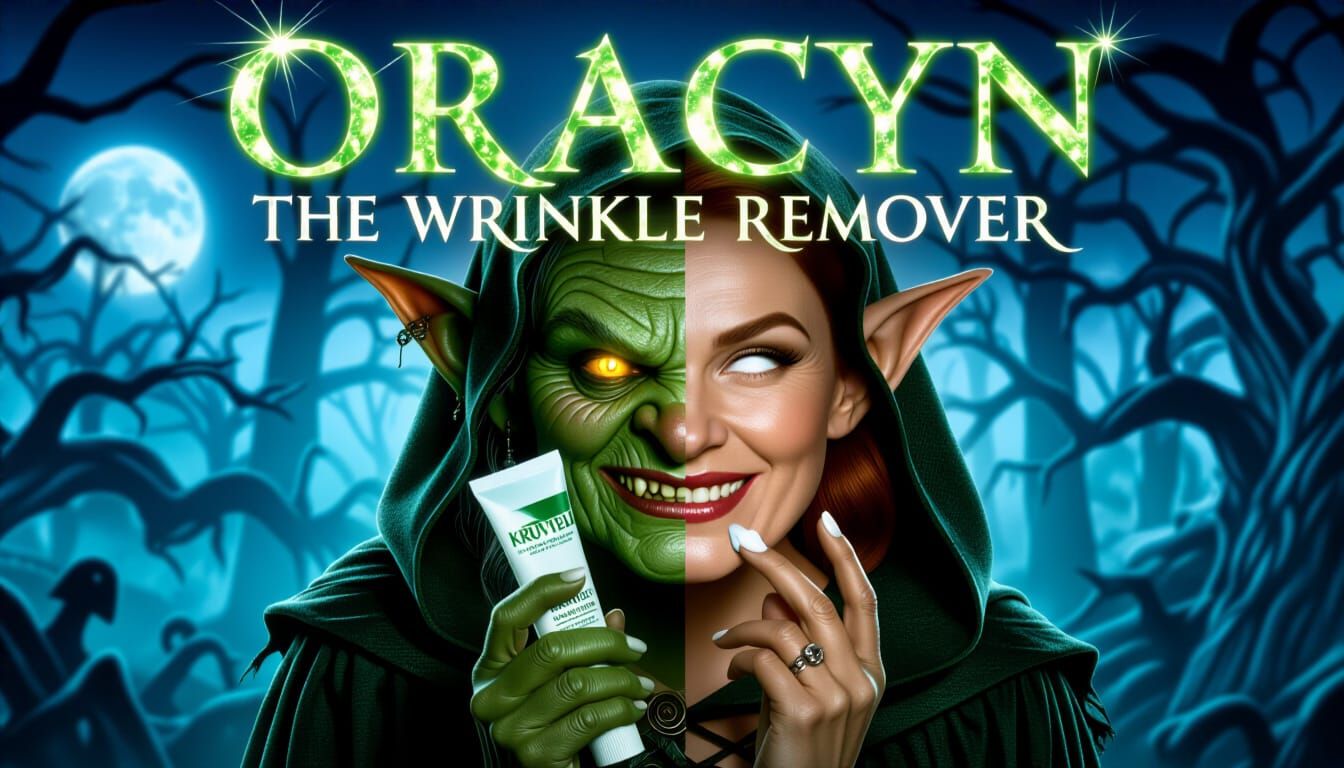 Dark Fantasy Movie Poster: Kruvelix and Oracyn Toothpaste