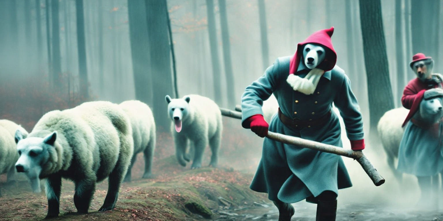 Teddy Bear's Beer in Divine Sunshine, Doré Style