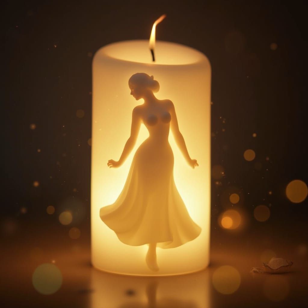 Again - no silhouette of the CANDLE WICK