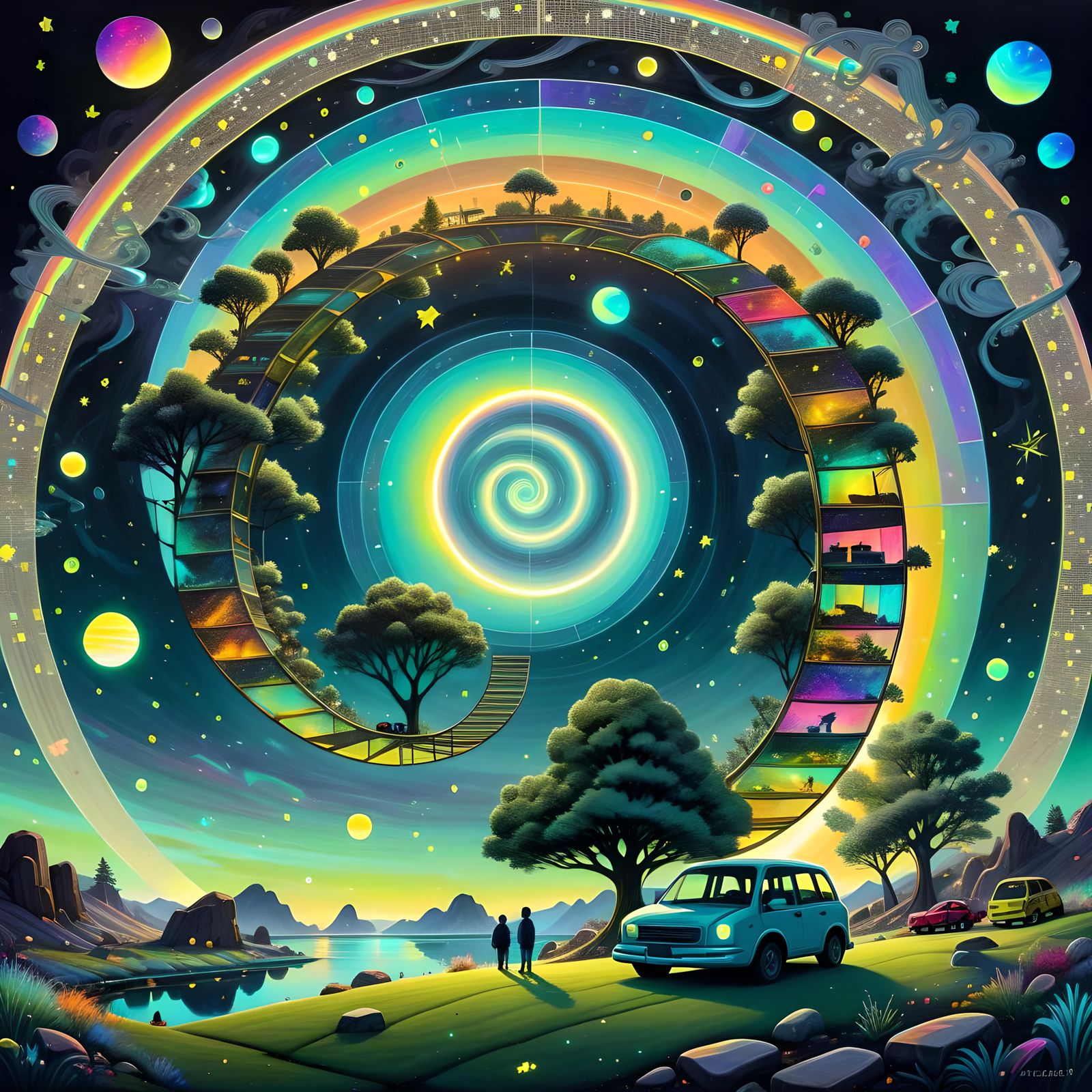 Many Lifetimes, Many Dimensions