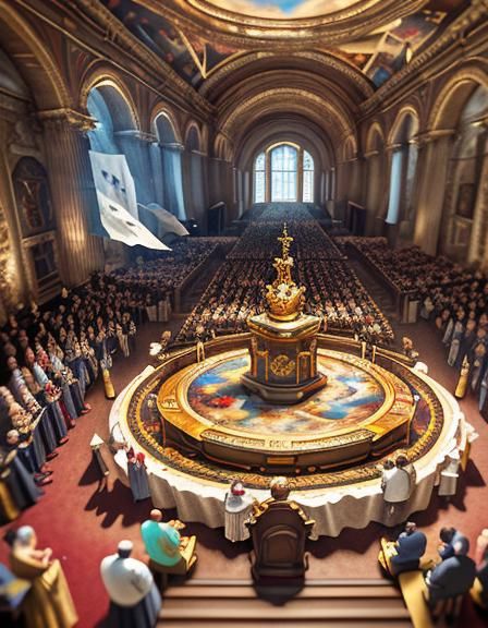 Renaissance Painting in 8K 3D with HDR