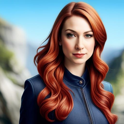 Photorealistic Portrait with Dynamic Lighting and Rich Color...