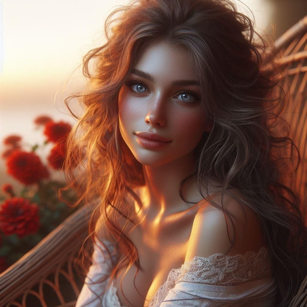 Belle Blonde Generated by AI