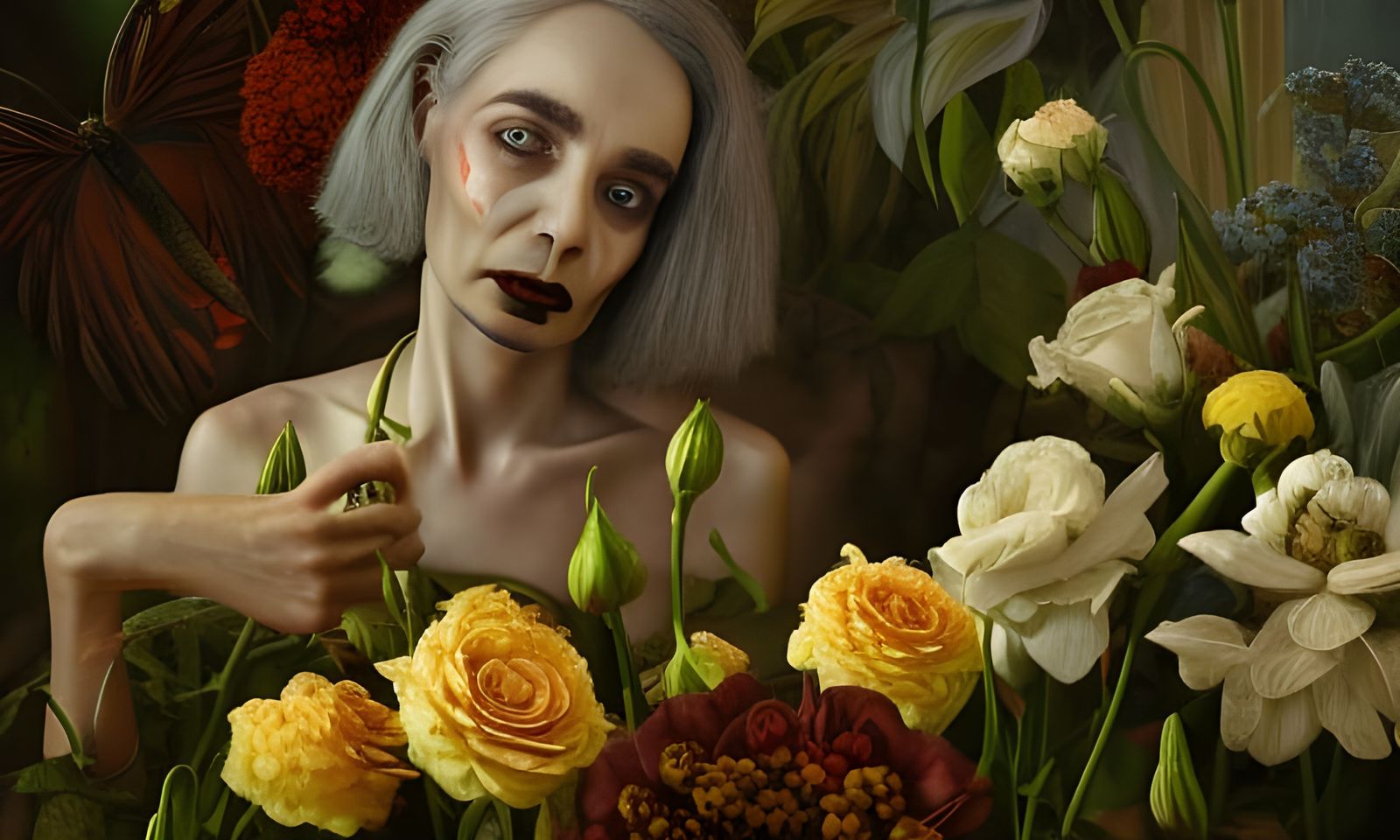 I may not be so pretty, but my flowers are!