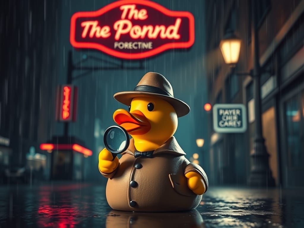 Ducktective: A Rubber Duck Noir