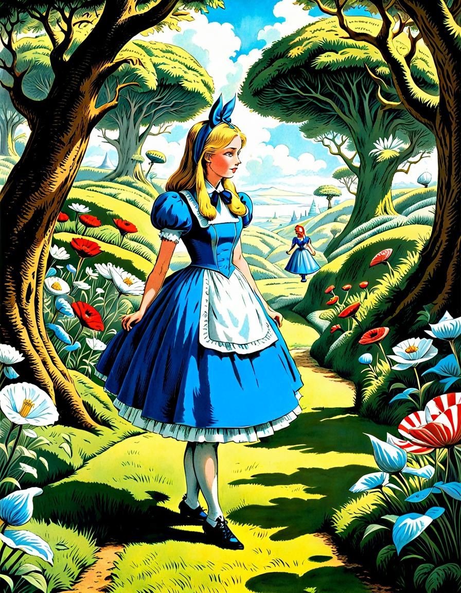 Alice in Wonderland Inspired Illustration