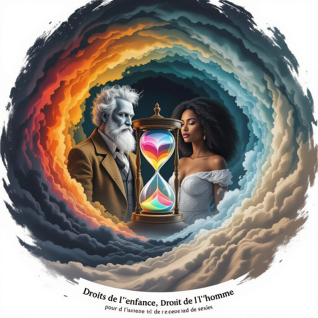 Cosmic Unity of Humanity and Nature as Surreal Art