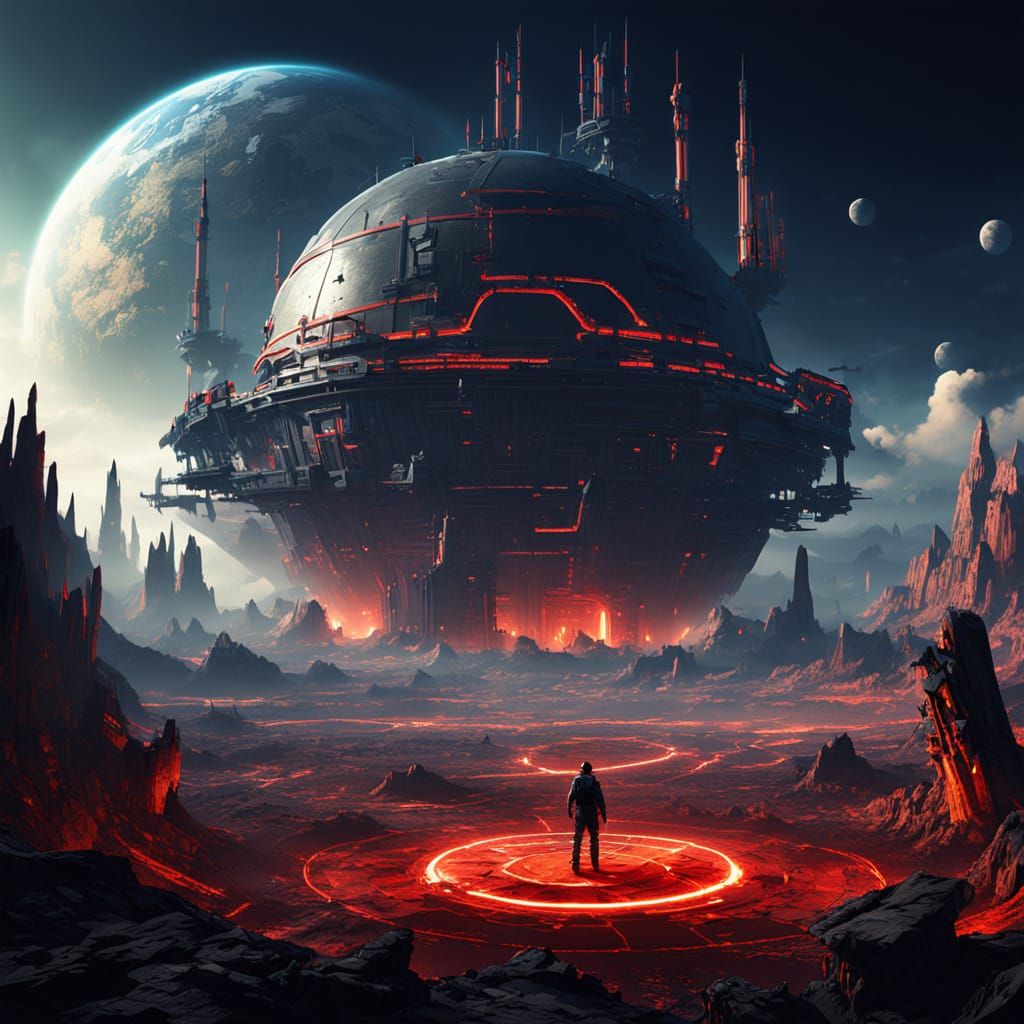 Dark Fantasy Planet Dominated by Sound System