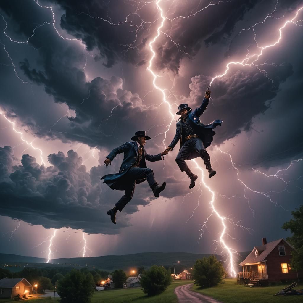 Sorcerer Rides Lightning Bolt Over Kentucky Moonshine Still