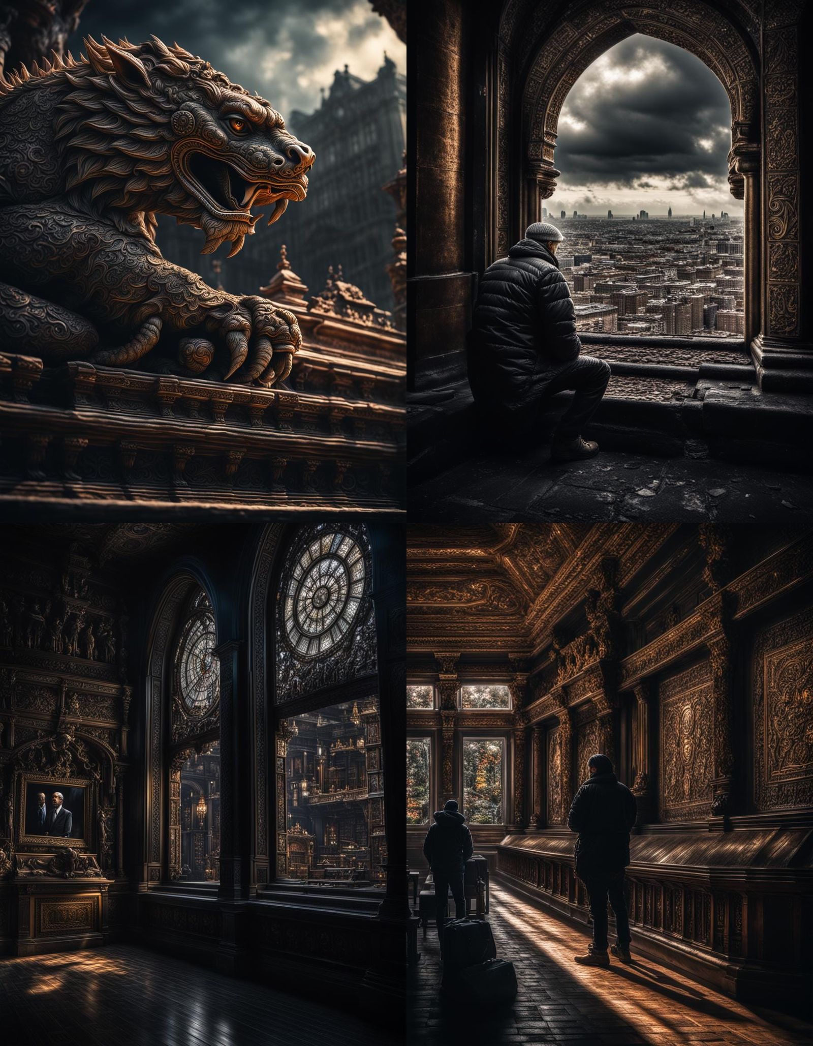 Intricate God or Beast in High Resolution