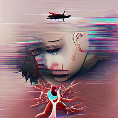 AI Generated Image of Trauma Concept
