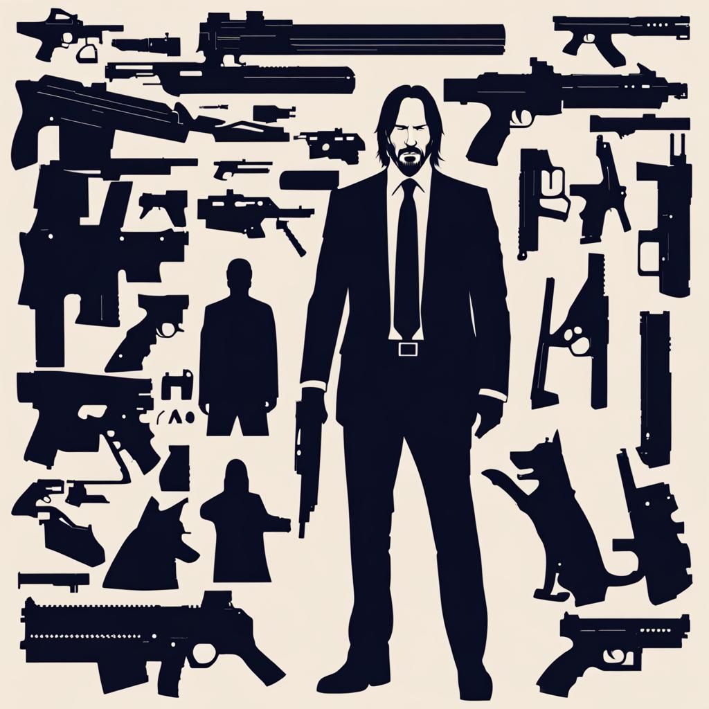 John Wick: Digital Portrait of the Action Hero
