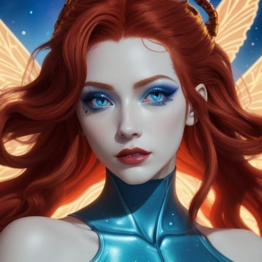 Vibrant Vampire in Ephemeral Flight