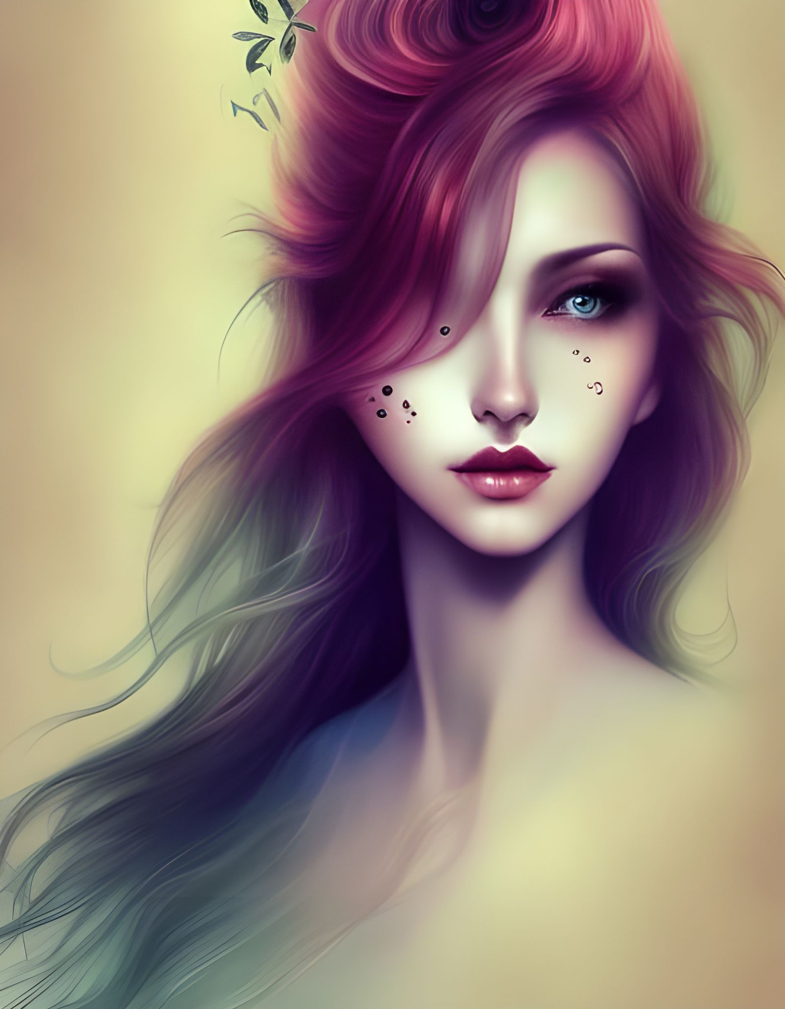 Ethereal Portrait of a Beautiful Woman