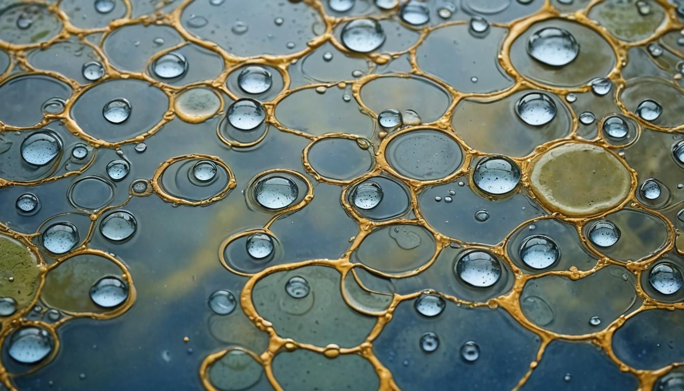 Softly Ruffled Water in Warm Golden Light